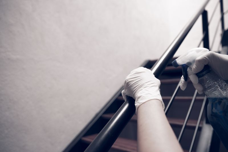 Close-up of New Banister